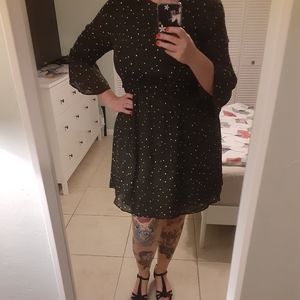 Dress H&M khaki olive green xl 14/16